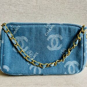 GWP VIP Blue Denim Crossbody bag